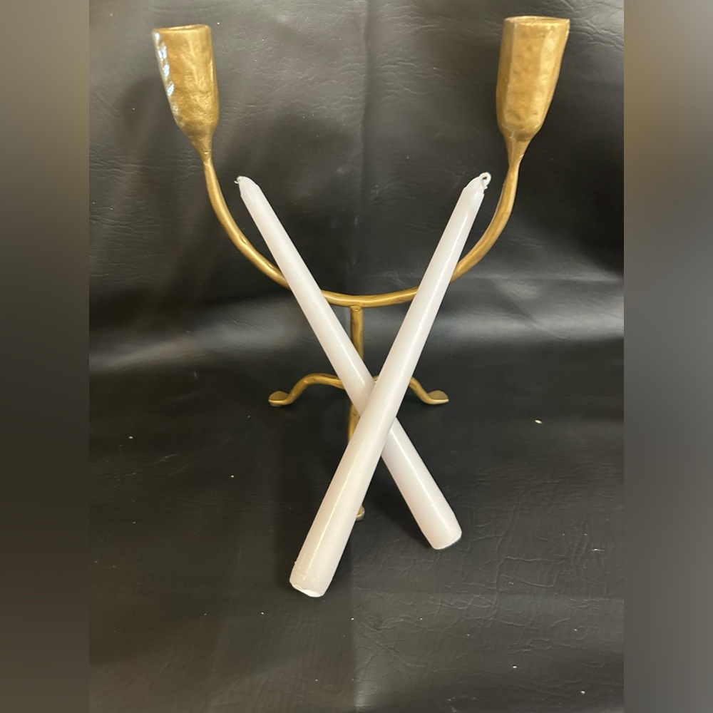 Brass candle holder